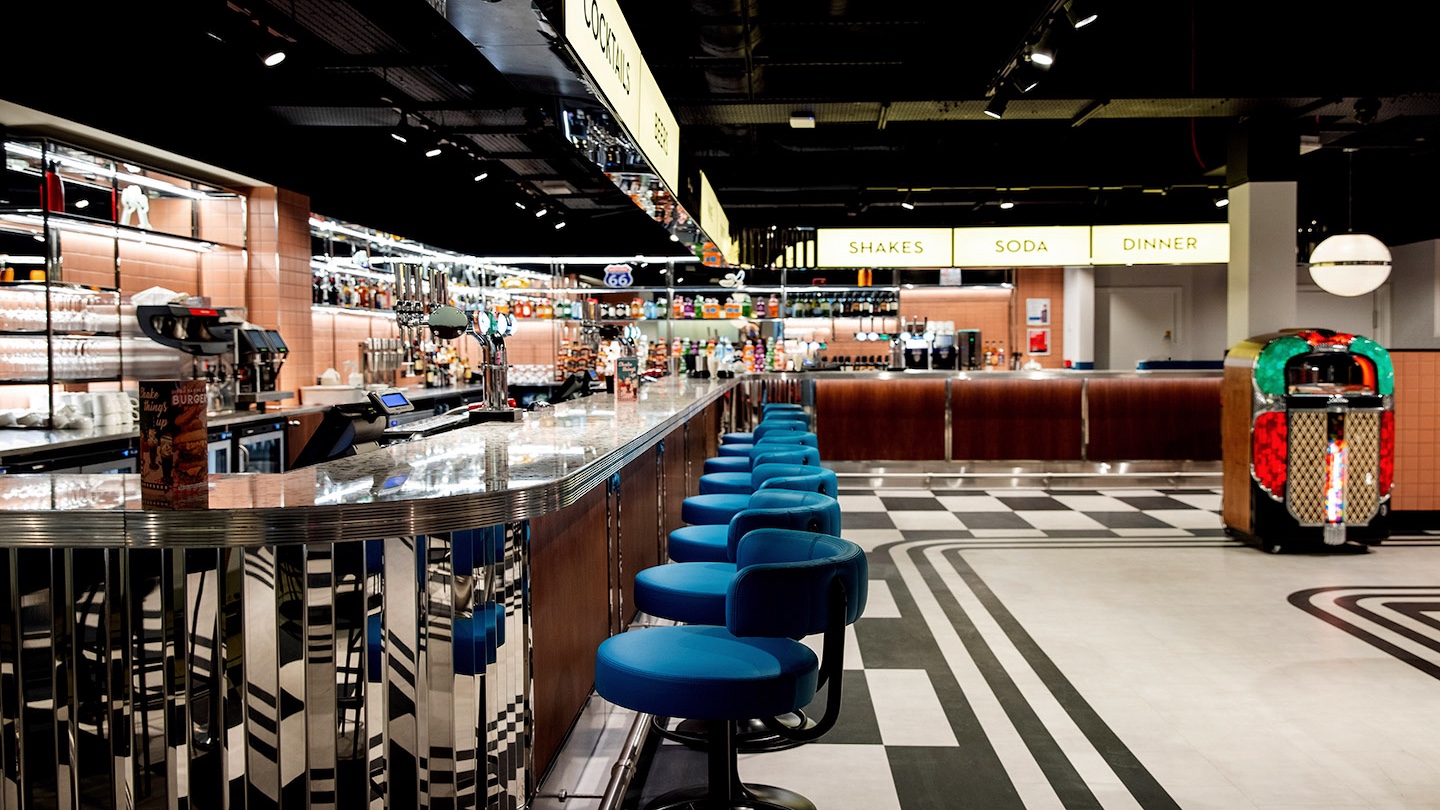 Monty’s Diner, Liverpool Airport